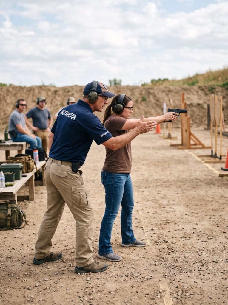 การใช้อาวุธปืนพกสั้นเบื้องต้นเพื่อการป้องกันตัว (Basic Defensive Handgun)